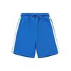 Li Ning Sports Fashion Series Side Color Block Letter Print Breathable Shorts Men Shorts Cyan AKSR289-2