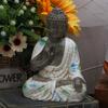Медитирующая статуя Будды, садовый декор, скульптура Дзен-Буда, украшение для дома, сада, двора, художественный стол, крыльцо, патио, наружные украшения