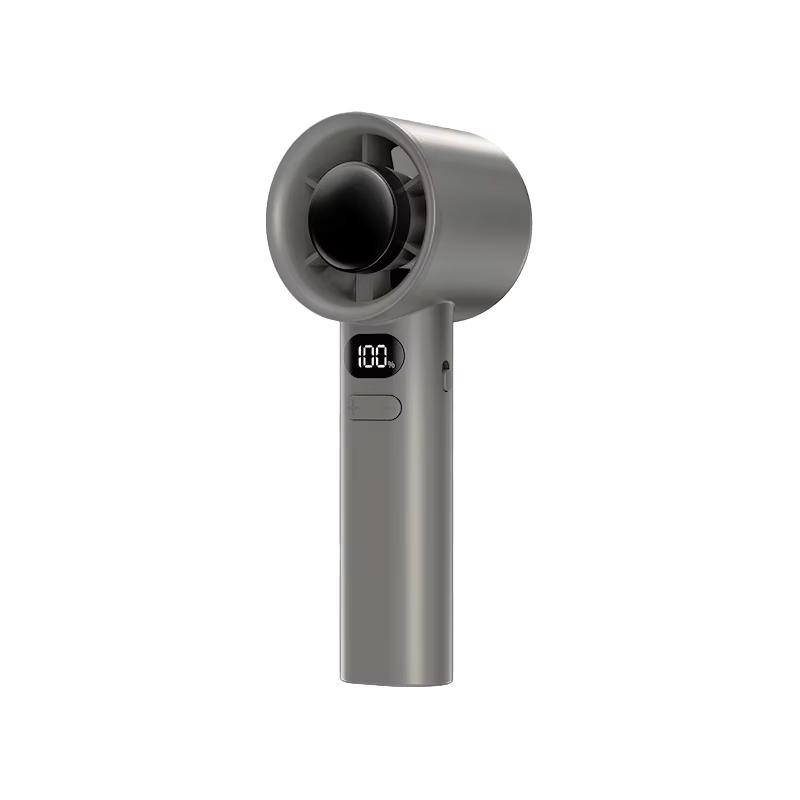 Xiaomi Ручной USB-перезаряжаемый турбовентилятор, портативный персональный охлаждающий вентилятор с цифровым дисплеем высокой скорости для кемпинга, путешествий, дома, офиса