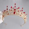 European & American Baroque Rhinestone Bridal Tiara: Princess Wedding & Evening Dress Headpiece