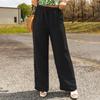 Женские весенние и летние новые повседневные женские брюки с карманами, широкие, из хлопка и льна, свободные брюки