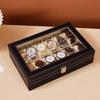 Lockable Watch Storage Box Removable Watch Pillows Watch Display Box Watch Organizer Gift