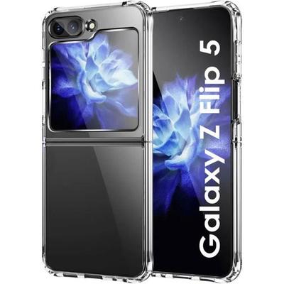 Чехол для Samsung Galaxy Z FLIP 5 - Ударопрочный Защитный Мягкий Силикон Прозрачный Phonillico®