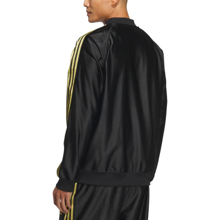 adidas Куртка Originals SST Мужская Черная Золотая JW1850