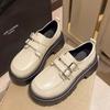 Мода 2024 Осенняя Модная Обувь для Женщин Платформа Повседневные Женские Туфли Оксфорды Британский Стиль Круглый Носок Женская Обувь Преппи Новинка Ретро