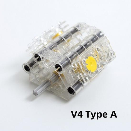 Новые детали Technic Блок цилиндров поршня V6 V2 V4 Кирпичики Модель DIY Игрушка для le*go