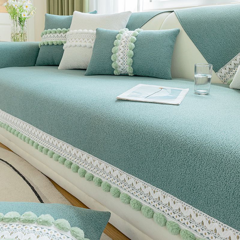 Подушка для дивана из синели Four Seasons, универсальный простой современный чехол для дивана, нескользящая, грязеотталкивающая комбинированная подушка для дивана