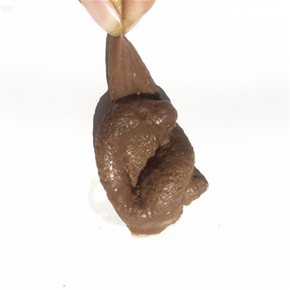 Funny Soft Sticky Rubber Realistic Fake Poo Waste Turd Prank Poop Plaything