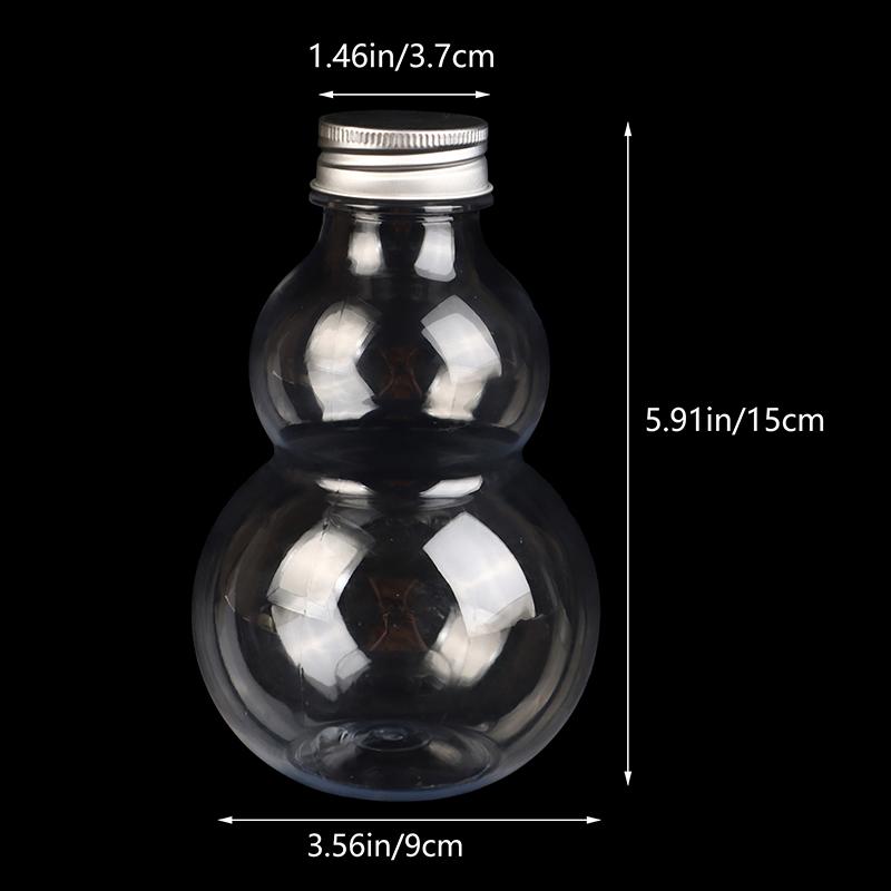 Одноразовые бутылки для воды в форме тыквы объемом 500 мл для молочного чая, кофе, сока, портальная чашка для питья, домашняя прозрачная бутылка для напитков для сока