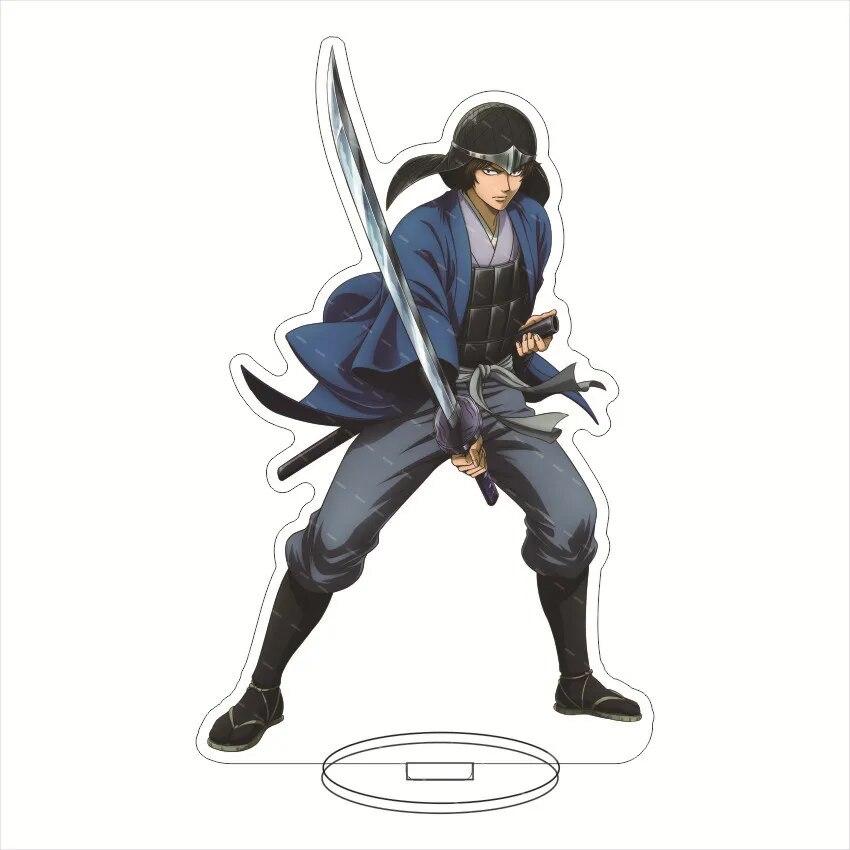 Anime Gin Tama Hijikata Toshirou Okita Sougo Takasugi Game GINTAMA Acrylic Stand Doll Figure Model Plate Cosplay Toy for Gift