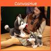 Rose Husky Creative Plush Toys Cute Valentine Days Girls Boys Gifts Holiday