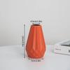 Imitation Ceramic Flower Vase Diamond Shaped Flower Arrangement New Flower Pot  Home Decoration