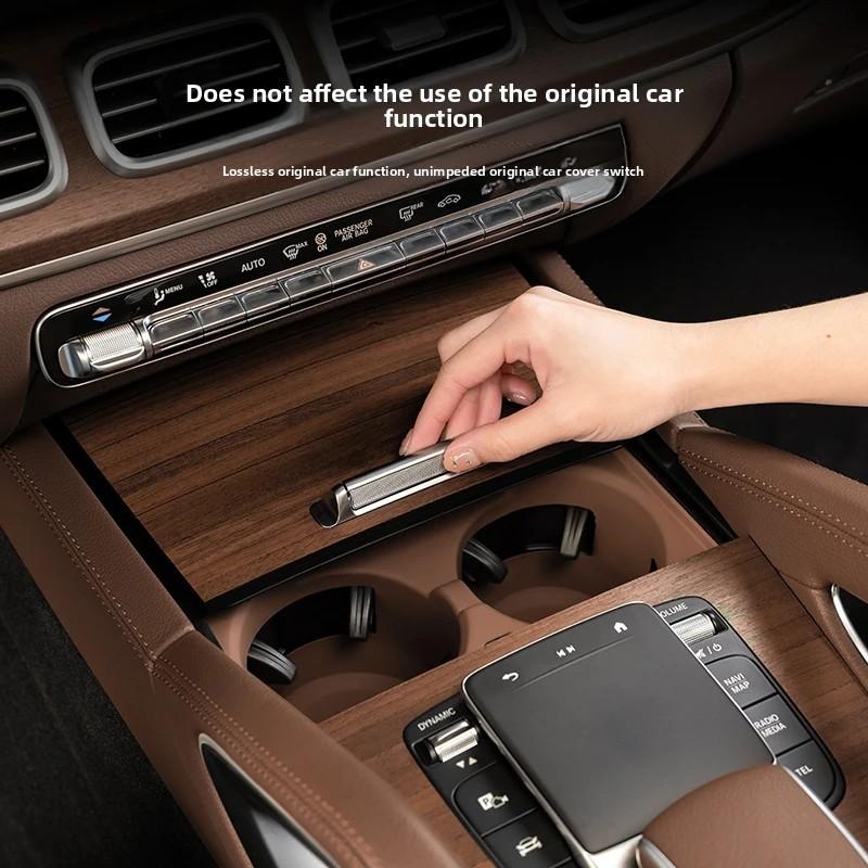 Подстаканник и площадка для беспроводной зарядки для Mercedes 24-2025GLE W167 350 v167 купе gls x167 450 500e 350d отделка аксессуары