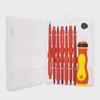 "9-in-1 Insulated Electrician's Screwdriver Set for Multi-Purpose Repairs"