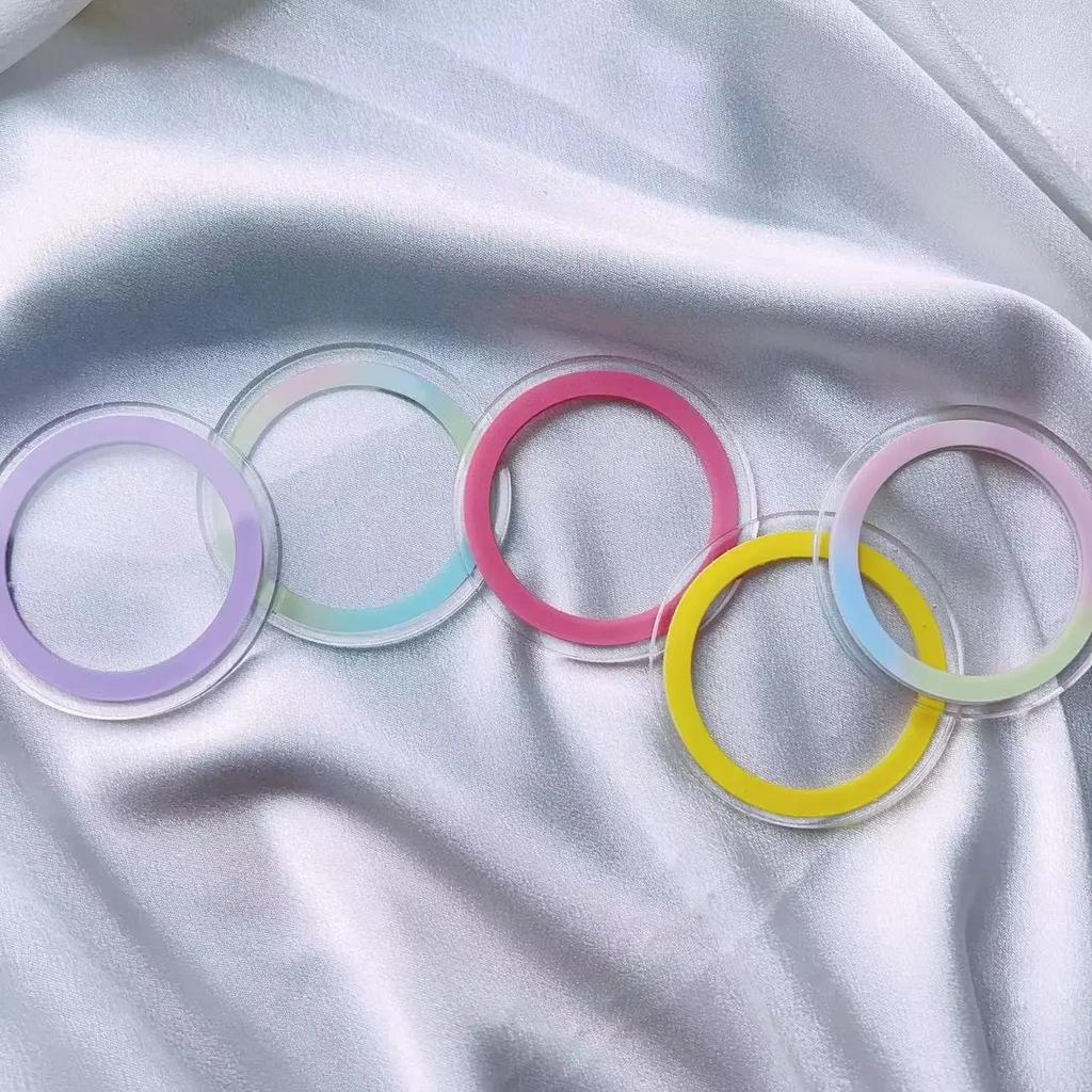 Круглая магнитная наклейка Macsafe для iPhone 15 14 Pro Max Samsung Magsafe Socket Pocket Grip Bracket Expanding Stand Holder