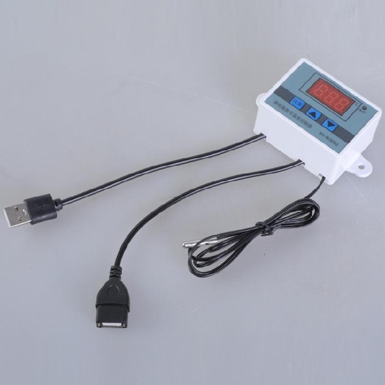 1 комплект трехкнопочный USB-кабель с контролем температуры, цифровой дисплей, термостат для вентилятора охлаждения и воздуходувок