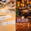 Handmade DIY Resin Crafts English Letters Epoxy Resin Mould Decorative Candle Mold  Office