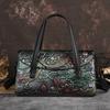 Retro Genuine Leather Women Bag Handmade Embossed Fashion Versatile Shoulder & Crossbody Bags