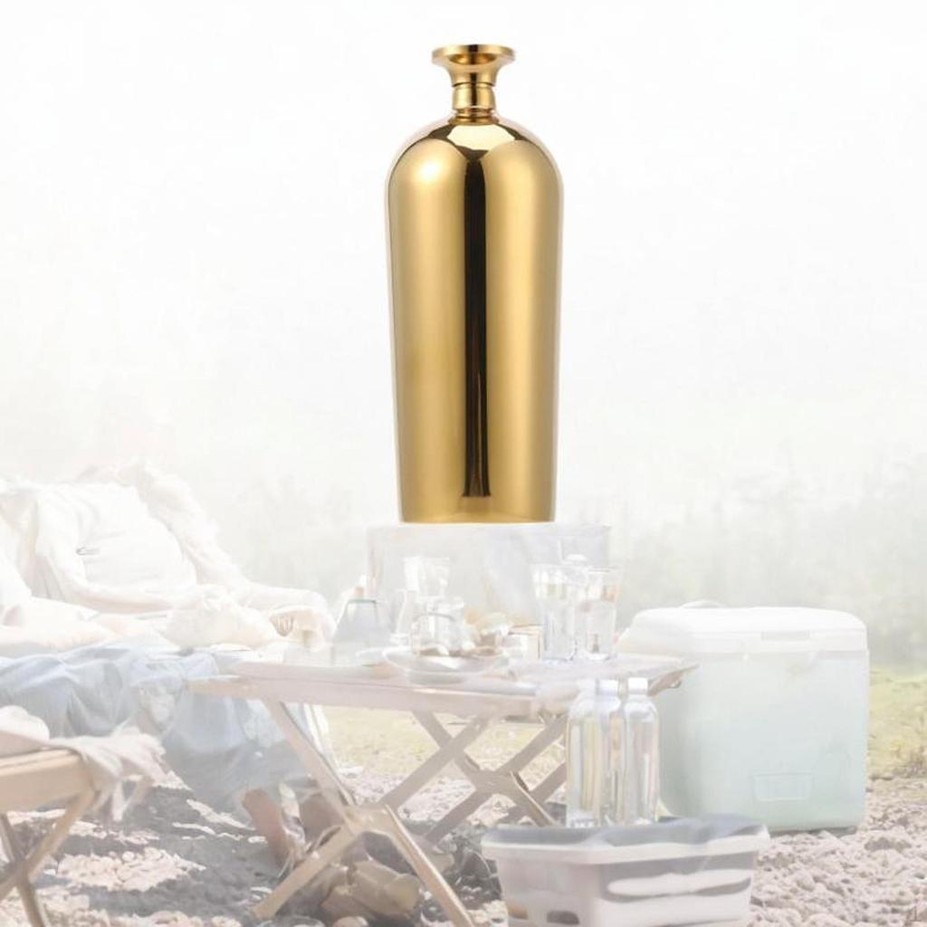 Фляжка из нержавеющей стали для питья на бедрах для женщин и мужчин, декоративная карманная бутылка для вина