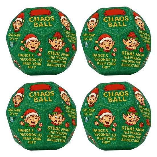 Веселый обмен подарками, игра для вечеринки, обмен кубиками, обмен подарками, семейная игра, 12 разных сторон, рождественские чулки для мужчин, семьи, друзей