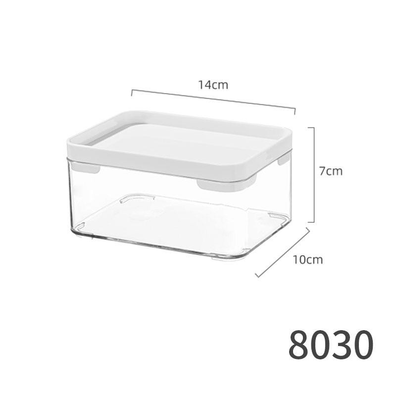 Transparent Acrylic Desktop Storage Box: Rectangular Mirror Cabinet for Cosmetics, Stationery, or Kitchen Essentials