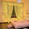 Simulated Plant Curtain Light String Fairy Fairy Fairy Copper Wire Lamp Outdoor Wall Decoration Light String Indoor Artificial Green Plant Decoration