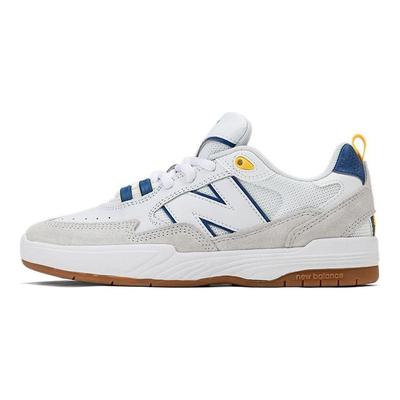 Кеды унисекс Nb Numeric Tiago Lemos 808 Leather с низким верхом для скейтбординга, белые с синим, NM808WBY