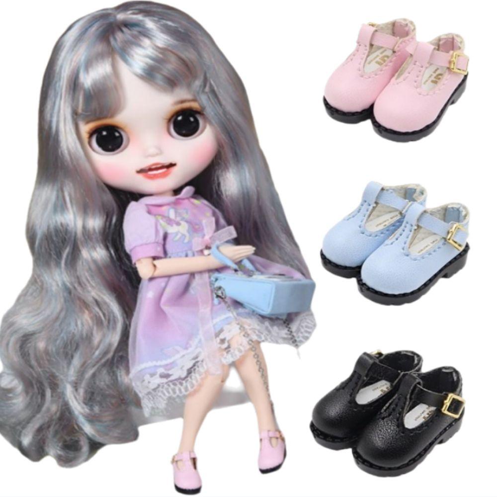 Dress Up OB22 OB24 Shoes Cute Outfit Doll Leather Shoes Girls Gift For Blyth Doll Shoes DIY Toy