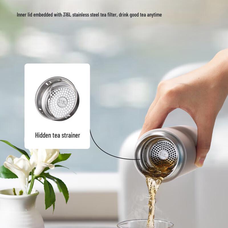 SUPOR 450mL 316 Stainless Steel Vacuum Insulated Travel Mug