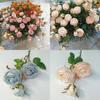 Elegant Artificial Silk Rose Bouquet For Home And Event Decoration