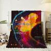 Art Rock Band Radiohead Music Throw 240g Flannel Blanket Lightweight Soft Skin-friendly Summer Thin Throw Blanket