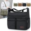Male Canvas Messenger Bag for Men Vintage Water Resistant Crossbody Bags Briefcase Padded Shoulder Bag Handbag