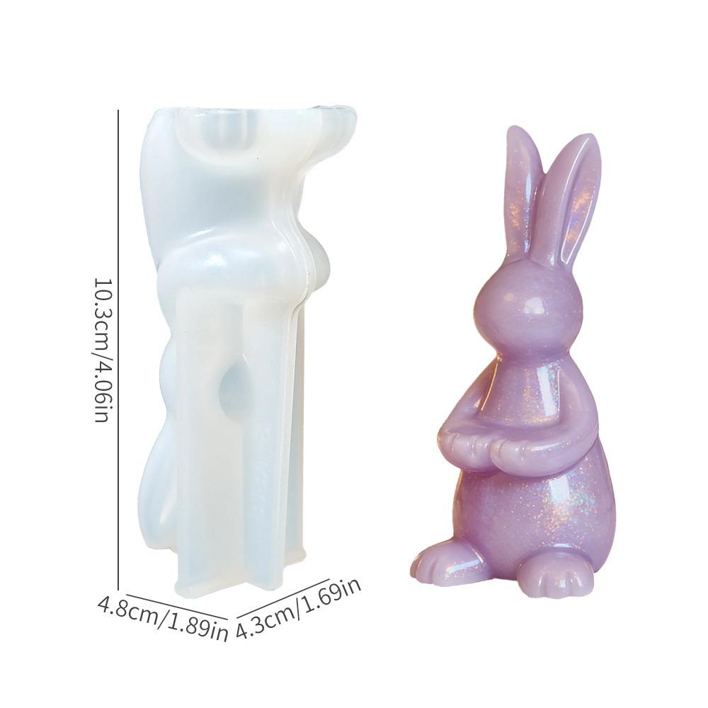 3D Design Bunny Tray Mold Reusable Plaster Mold New Cake Tray Mold Party Supplies