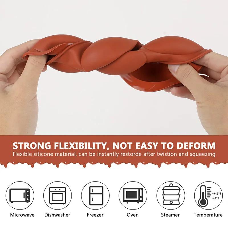 Круглая форма для шоколада, 6-гнездная полусферическая силиконовая форма, полусферические формы для выпечки, не содержащие бисфенол А и антипригарные цилиндрические формы для печенья