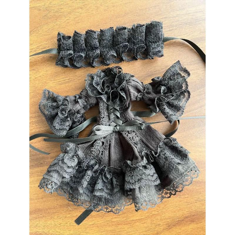 Lolita Dress BJD Dolls 1/3 1/4 1/6 Scale Custom Fit Cotton Outfit 30cm 50cm 60cm Doll Clothing