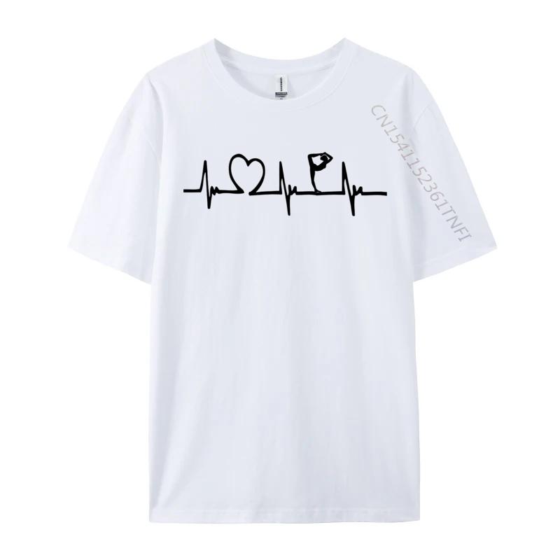 Yoga In Heartbeat Tshirt 2024 Newest Unisex Tshirt Cotton Tops T Shirt Printed On Oversized Loose TShirt