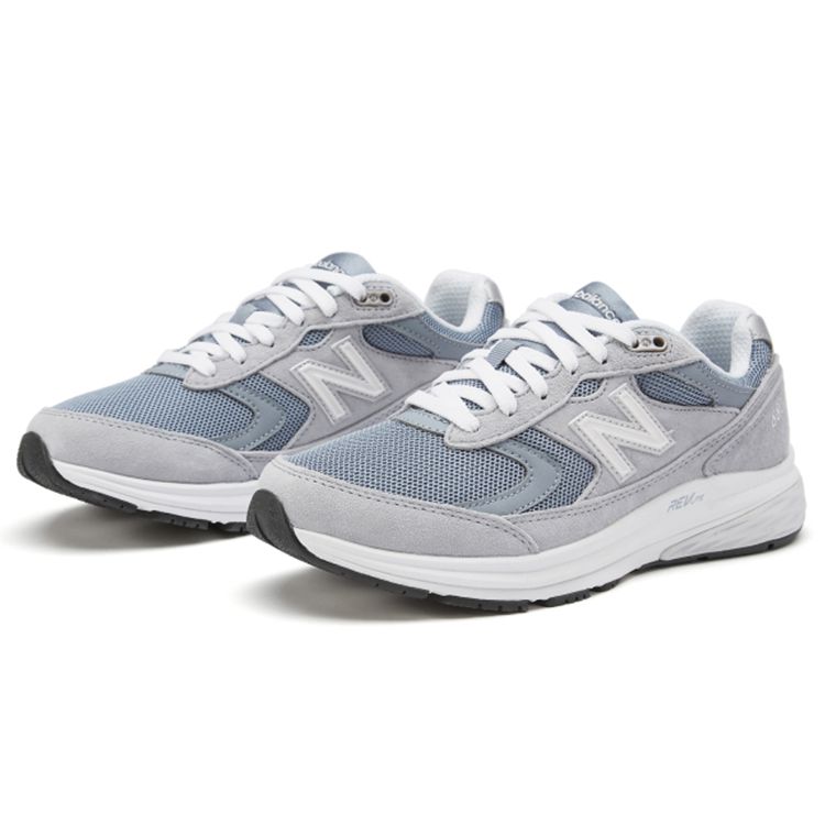 New Balance Серия 880 Ретро Легкие Минималистичные Универсальные Тканевые Замшевые Низкие Кроссовки для Бега Женские кроссовки Туманно-серый WW880AO3