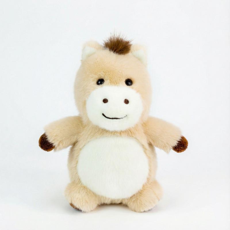 Pony Year Lucky Mascot Plush Toy With Pp Cotton Filling For Kids And Adults