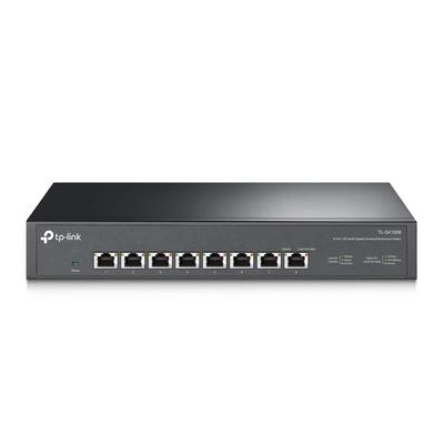 8 портов, все порты совместимы с 10G, 10G неуправляемый plug-play коммутирующий концентратор TP-Link multi-gigabit и TL-SX1008