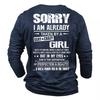 Funny Slogan About Age 3D Men Graphic T Shirts Y2k Clothing Fashion Casual Oversized Long-sleeved T Shirt Mens Designer Clothes