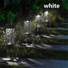 LED Solar Garden Lights 2 6pcs Outdoor Waterproof Hollowing Out Lawn Lamps for Pathway Patio Yard Decoration Landscape Lighting