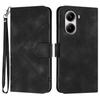 For Xiaomi Redmi Turbo 4 5G/Xiaomi Poco X7 Pro 5G Wallet Case Line Imprinted PU Leather Phone Cover with Strap