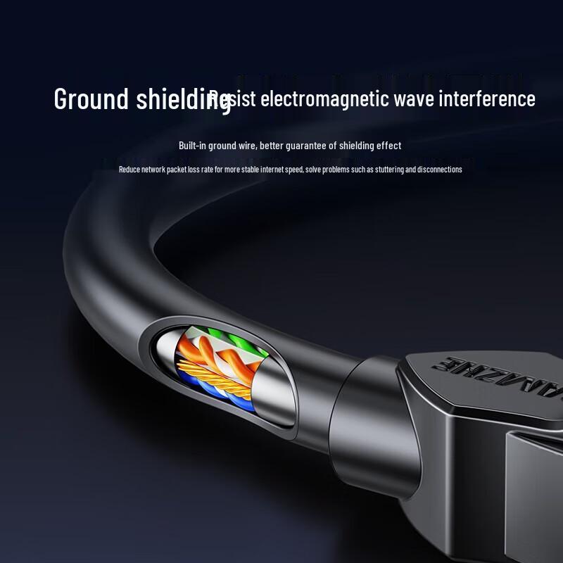 SAMZHE Cat6 RJ45 Ethernet Extension Cable