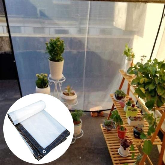 Прозрачный водонепроницаемый брезент, универсальный наружный чехол, утолщенный дизайн, экологически чистая непромокаемая пленка для растений