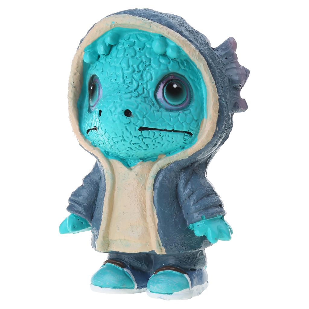 Милая статуэтка динозавра, скульптура, настольные украшения для дома, забавный злой дракон, скульптура детеныша, рождественский подарок