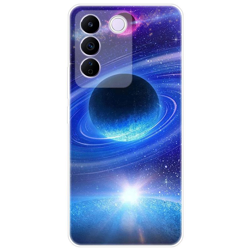 For Vivo V27e V 27e Case Soft Silicone Back Cover Cartoon Phone Case Diversification