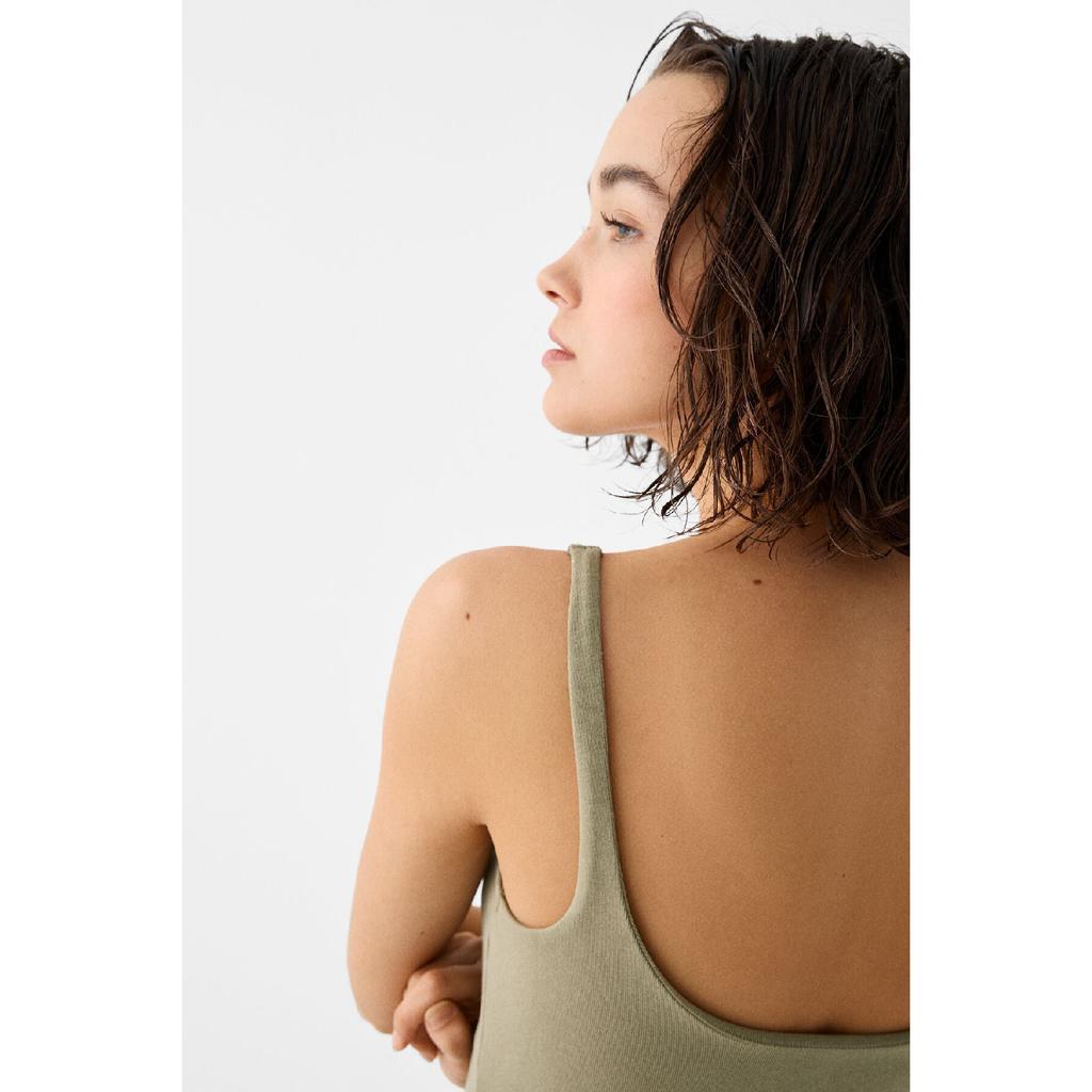 Strappy Square Neck Midi Dress