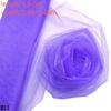 New 5/10m Tulle Wedding Organza Roll Sheer Crystal Organza Fabric for Wedding Decoration Mariage Yarn Birthday Event Party Suppl