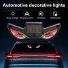 Easy Install Window Atmosphere Light Solar Demon Eyes Car LED Light, USB Wireless Animated Eye Warning Lights for Windshield Unique And Rear Window, 6