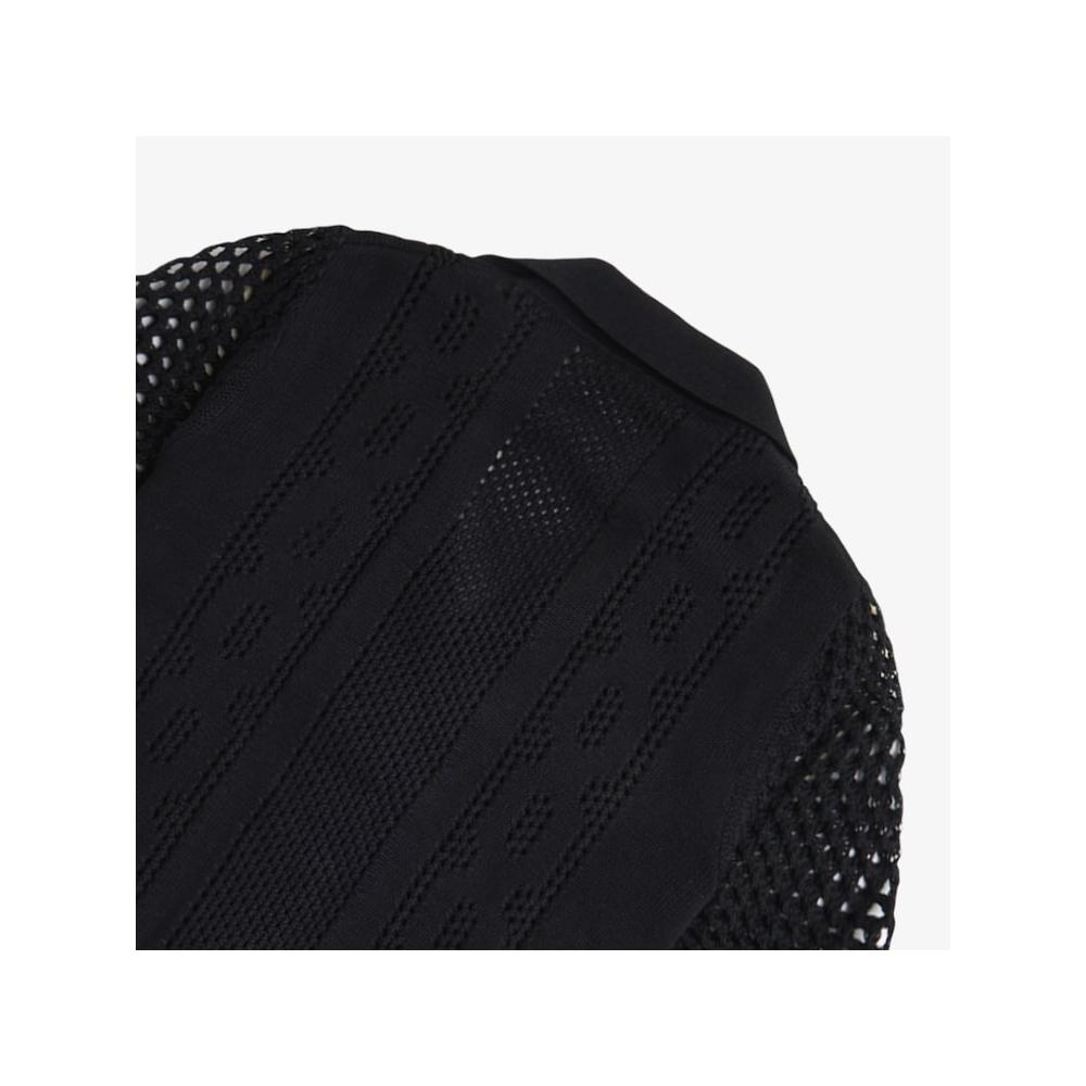 Fred Perry [headquarters Genuine] Fred Perry [womens] Open Knit Button Through Shirt  102  Afpf2417115 102 qzgAfpf2417115 102